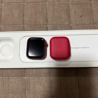 アップルウォッチ(Apple Watch)のApplewatch series7 41mm PRODUCT RED(その他)