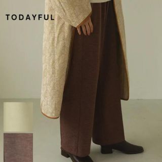 トゥデイフル(TODAYFUL)の【TODAYFUL】Centerpress Trousersセンタープレスパンツ(カジュアルパンツ)