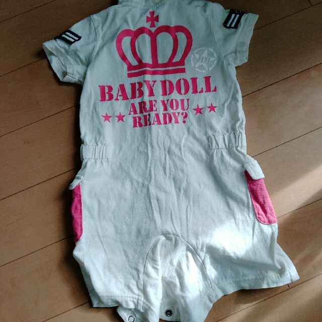 BABYDOLL(ベビードール)のベビードール　ロンパース80 キッズ/ベビー/マタニティのベビー服(~85cm)(ロンパース)の商品写真