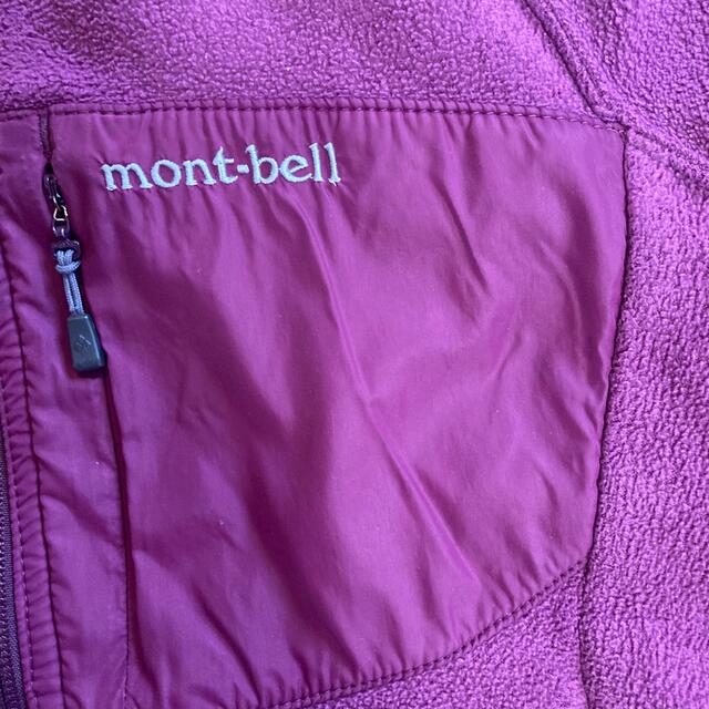 mont bell(モンベル)のモンベル（mont-bell）フリース　むらさき　レディースM スポーツ/アウトドアのアウトドア(登山用品)の商品写真