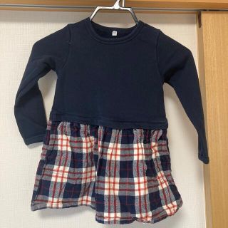 ムジルシリョウヒン(MUJI (無印良品))の無印良品　女の子　ワンピース110(ワンピース)