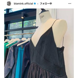 ドゥロワー(Drawer)のりこさま専用＊BLAMINK ブラミンク シルク キャミワンピース(ロングワンピース/マキシワンピース)