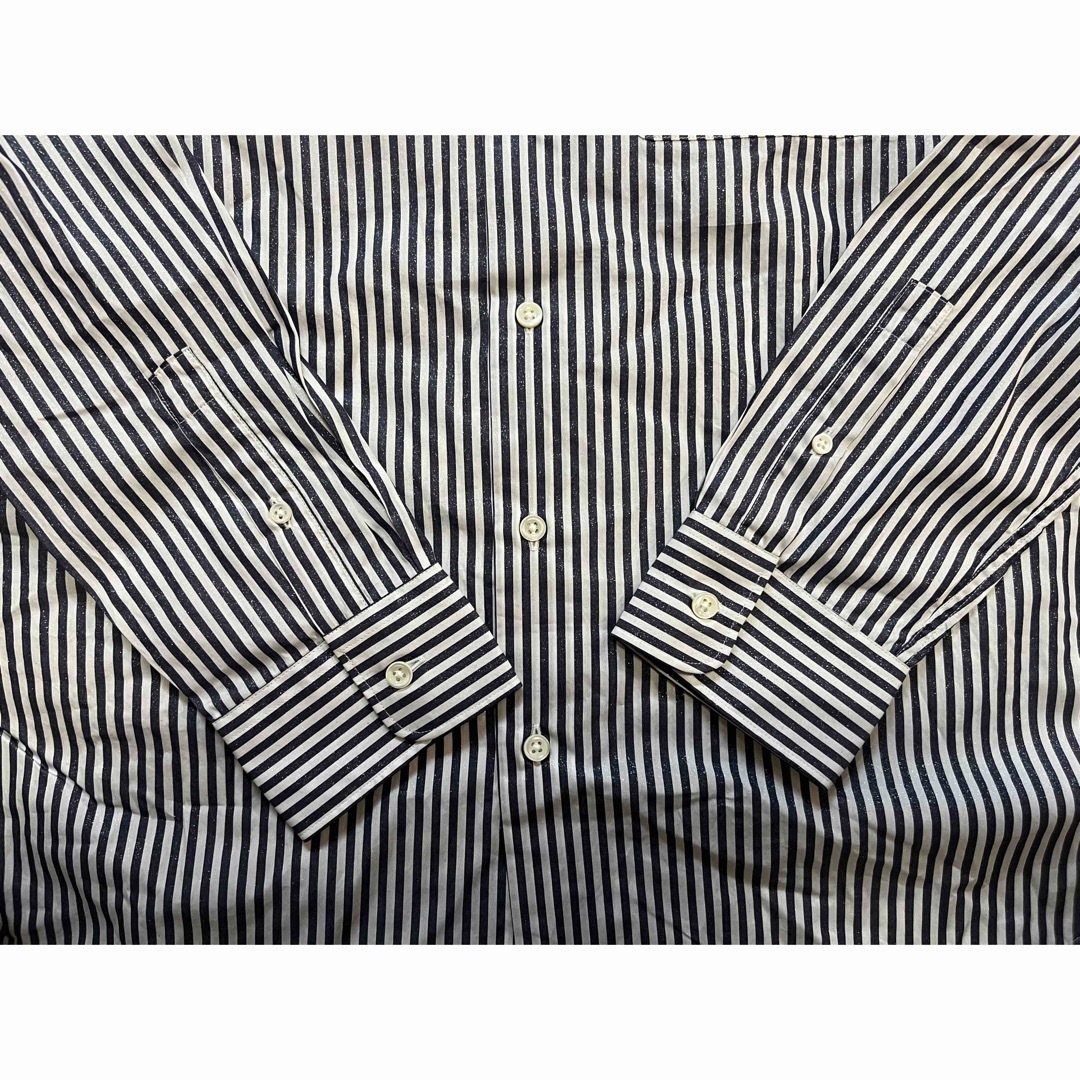 Maison Martin Margiela(マルタンマルジェラ)の新品　  SUNFLOWER ADRIAN SHIRT Stripe Blue  メンズのトップス(シャツ)の商品写真