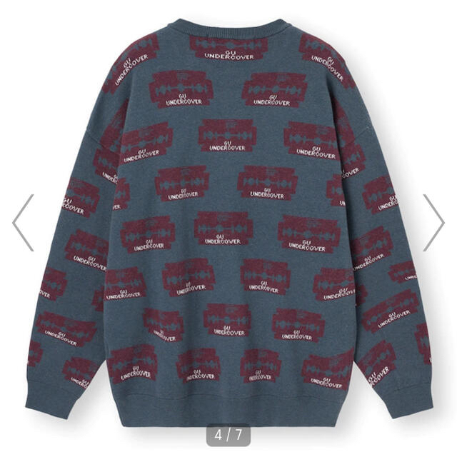 UNDERCOVER(アンダーカバー)のGU UNDERCOVERジャカードセーター M メンズのトップス(ニット/セーター)の商品写真
