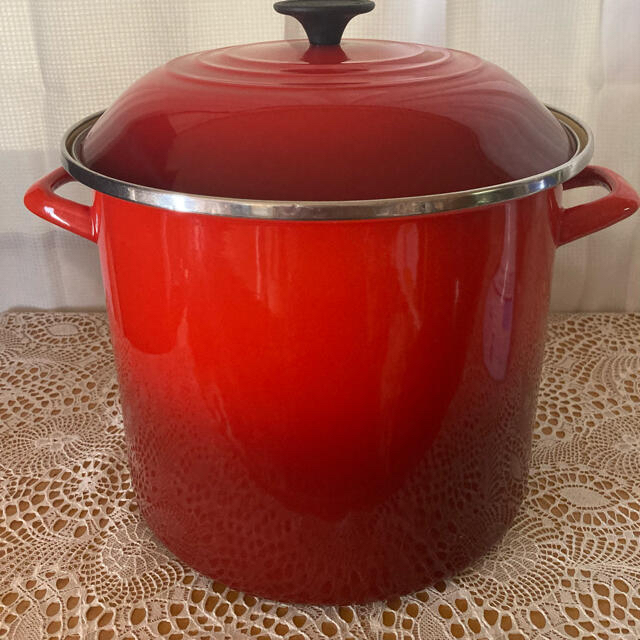 LE CREUSET - 大きいサイズ❤ル・クルーゼ❤ストックポット❤レッドの
