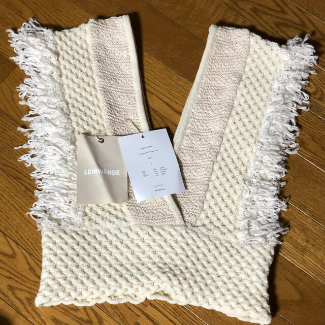 未使用に近い美品 leinwande ラインヴァンド ベスト ビスチェ ニット