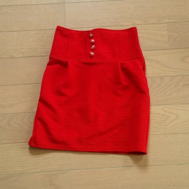 ByeBye(バイバイ)の♡赤♡タイトスカート レディースのスカート(ミニスカート)の商品写真