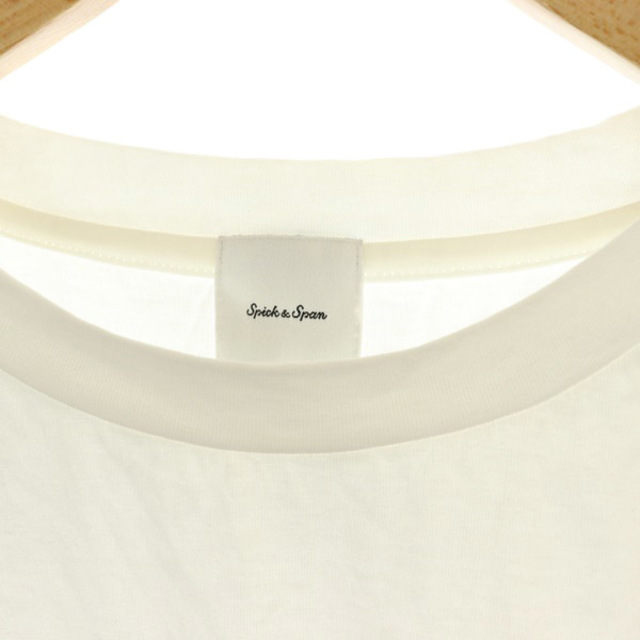 Spick & Span(スピックアンドスパン)のスピック&スパン サイロプレミアムオーバーロングT カットソー 白 ホワイト レディースのトップス(Tシャツ(長袖/七分))の商品写真
