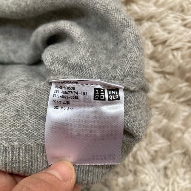 UNIQLO(ユニクロ)のサキ様専用！UNIQLO カシミヤタートル　レディース　XL レディースのトップス(ニット/セーター)の商品写真