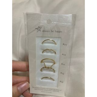 スリーコインズ(3COINS)の【まとめ買いでお値引き】スリーコインズ　リングセット(リング(指輪))