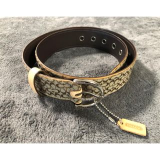 コーチ(COACH)のお値下げしました　新品　コーチ　COACH  シグネチャー　ベルト(ベルト)