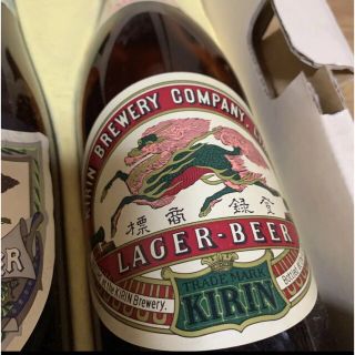 ポンパドー ビター キリンラガービール創業1888年の復刻版ラベルと1889