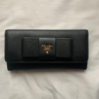 プラダ(PRADA)のPRADA 長財布 黒(財布)