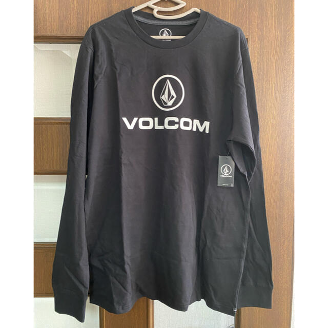 volcom(ボルコム)の新品未使用　VOLCOM ロンT 黒　ブラック メンズのトップス(Tシャツ/カットソー(七分/長袖))の商品写真