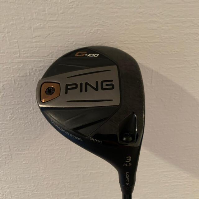 PING ピン　G400 3W 14.5度　ツアーAD F65S