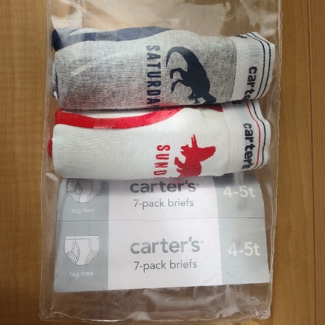 carter's(カーターズ)の新品　carter's　男児パンツ２枚 キッズ/ベビー/マタニティのキッズ服男の子用(90cm~)(下着)の商品写真