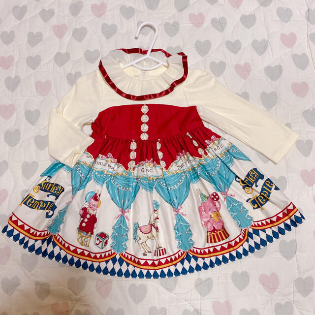 Shirley Temple(シャーリーテンプル)のサーカスワンピース/シャーリーテンプル キッズ/ベビー/マタニティのベビー服(~85cm)(ワンピース)の商品写真