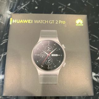 ファーウェイ(HUAWEI)のHUAWEI watch GT2 pro  領収書あり　中古(腕時計(デジタル))