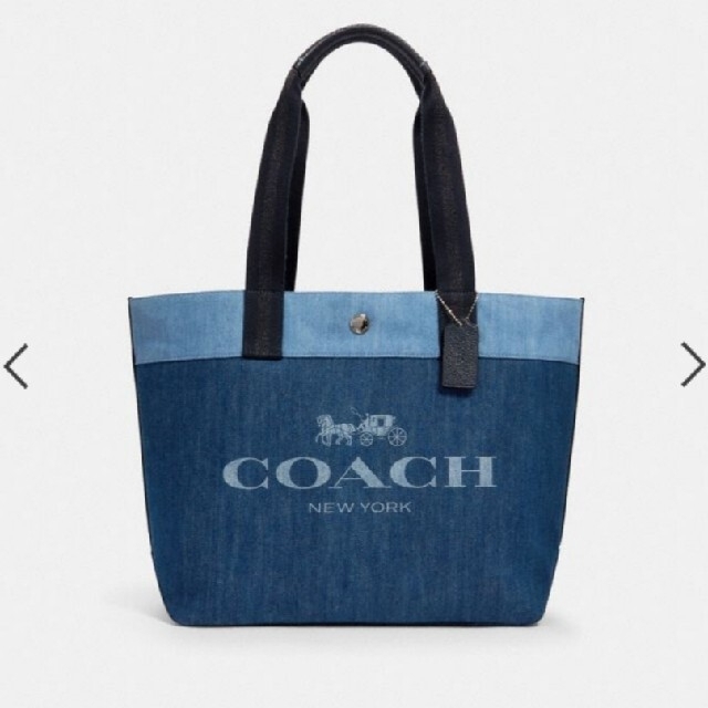 COACH新品大特価❗️デニムキャンバストートバック