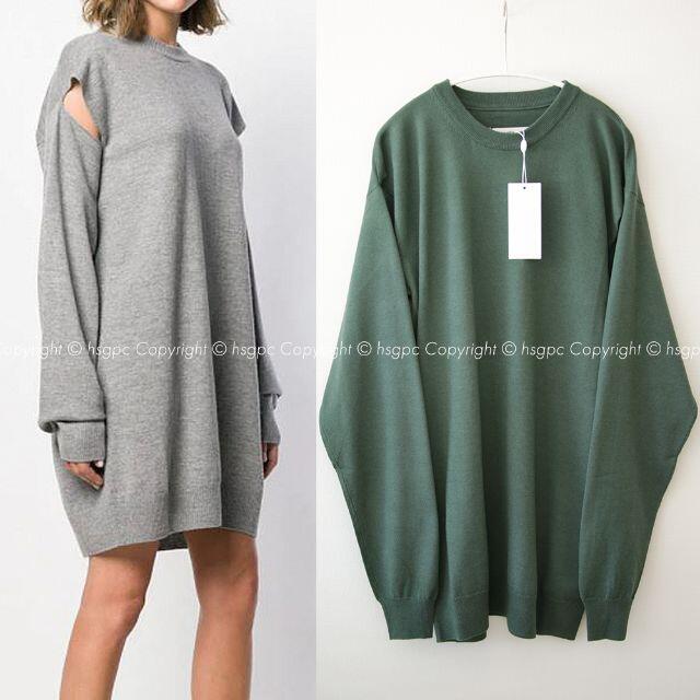 【定価10.3万】メゾン マルジェラ カットアウト チュニック ドレス セーター