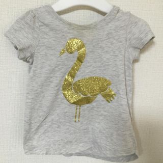 エイチアンドエム(H&M)の白鳥tee74(Ｔシャツ)