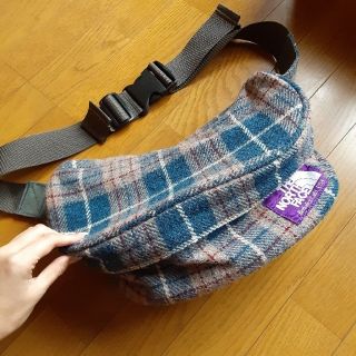 ザノースフェイス(THE NORTH FACE)のザノースフェイス×ハリスツイード チェック柄 ファニーパック ショルダー(ショルダーバッグ)