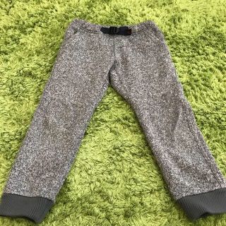 グラミチ(GRAMICCI)のグラミチロングパンツ  ボンディングニットフリースキッズリブパンツ 120(パンツ/スパッツ)