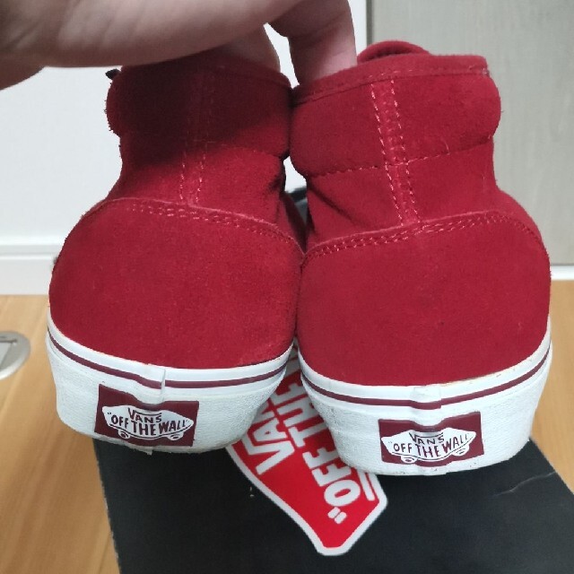 【早い者勝ち値引きUSED美品】VANS CHUKKA PRO レッド29cm