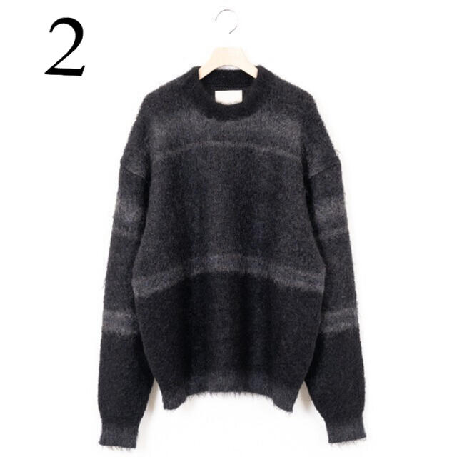 yoke ROTHKO BORDER CREW NECK BLACK