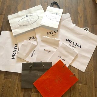 プラダ(PRADA)のPRADAショップ袋9枚エルメスボッテガショッパー(ショップ袋)