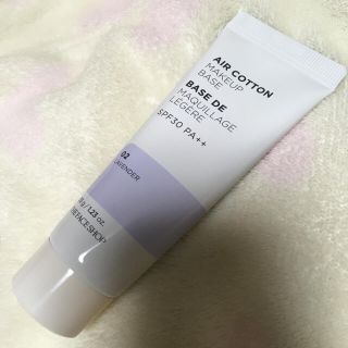 ザフェイスショップ(THE FACE SHOP)のザフェイスショップ エアコットンメイクアップベース 02 ラベンダー(化粧下地)