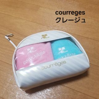 クレージュ(Courreges)のクレージュ　courregesポーチ付きハンカチセット(ハンカチ)