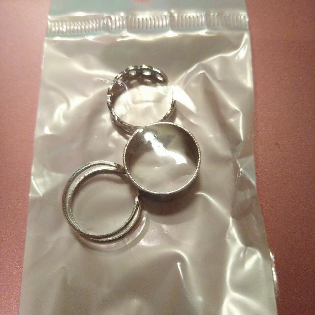 シルバー リング 指輪 3点セット フリーサイズ ユニセックス 韓国 クリスマス レディースのアクセサリー(リング(指輪))の商品写真