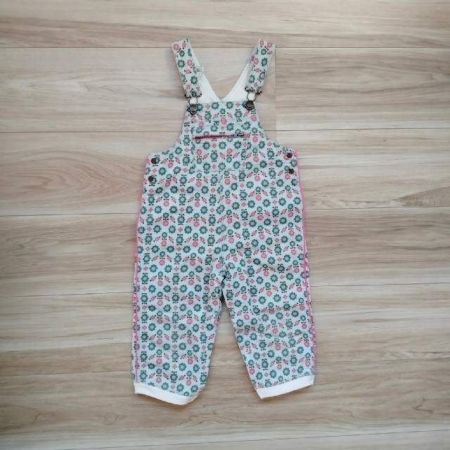 PETIT BATEAU(プチバトー)のプチバトー　オーバーオール　18m/81cm キッズ/ベビー/マタニティのベビー服(~85cm)(ロンパース)の商品写真