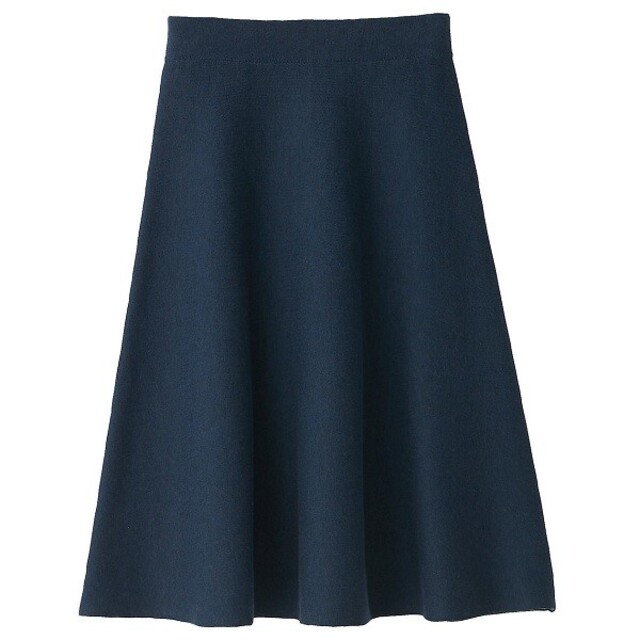 MUJI (無印良品)(ムジルシリョウヒン)のダブルフェイスフレアスカート レディースのスカート(ロングスカート)の商品写真