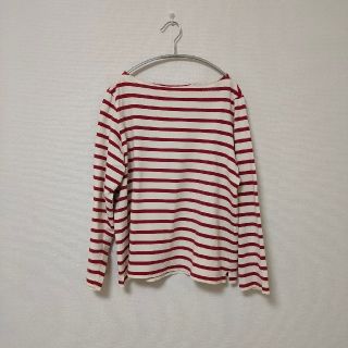 ユニクロ(UNIQLO)のボートネックボーダーロンＴ(カットソー(長袖/七分))