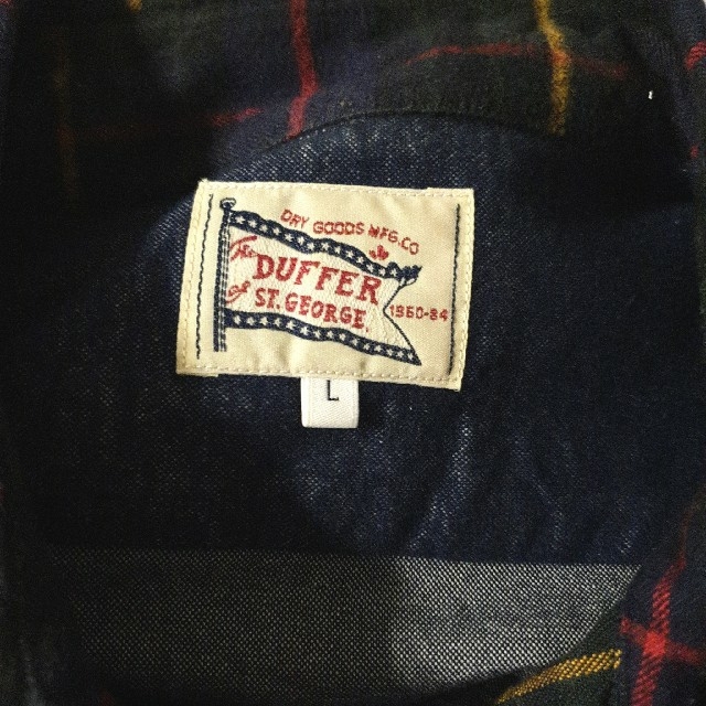 【DUFFER】チェックシャツ