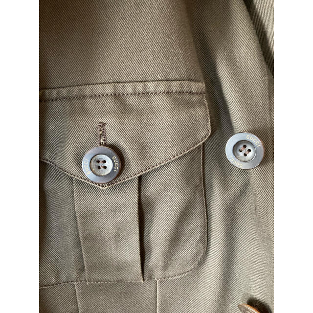 Gucci(グッチ)の ミリタリー ジャケット 44 カーキ オリーブ M-65Gucci メンズのジャケット/アウター(ミリタリージャケット)の商品写真