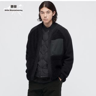 ユニクロ(UNIQLO)のユニクロ ホワイトマウンテニアリング フリースオーバーサイズジャケット Lサイズ(ブルゾン)