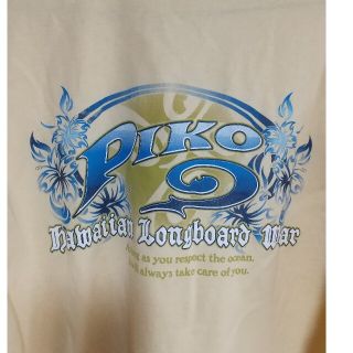 ピコ(PIKO)のメンズTシャツ長袖 90`s  PIKO 新品タグ付き ビッグロゴプリント(Tシャツ/カットソー(七分/長袖))