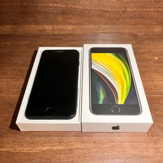 アイフォーン(iPhone)の【SIMフリー】iPhone SE2 64G BLACK (スマートフォン本体)