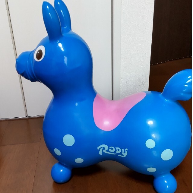 Rody(ロディ)のまこ様専用☆　ロディ　乗用玩具　ブルー　RODY　知育玩具　赤ちゃん　乗り物 キッズ/ベビー/マタニティのおもちゃ(知育玩具)の商品写真