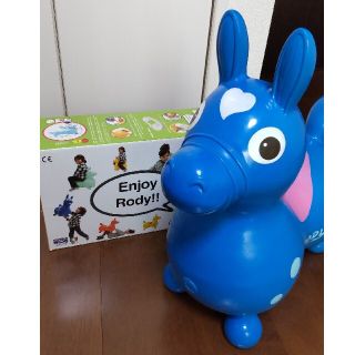 ロディ(Rody)のまこ様専用☆　ロディ　乗用玩具　ブルー　RODY　知育玩具　赤ちゃん　乗り物(知育玩具)