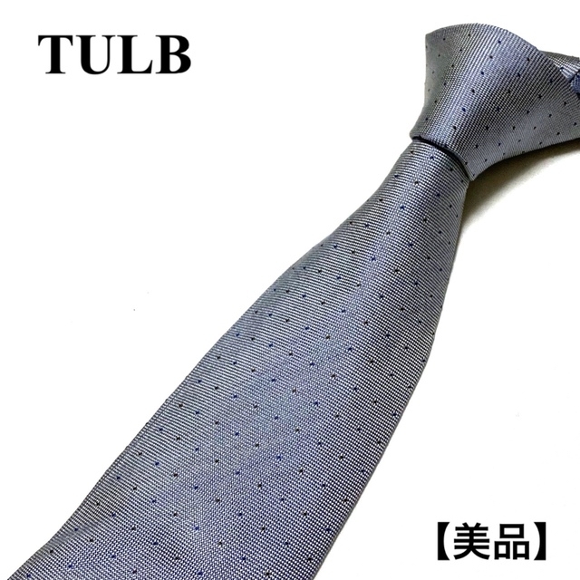 伊勢丹(イセタン)の【美品】三越伊勢丹取扱 TULB タルブ ネクタイ セッテピエゲ ピンドット柄 メンズのファッション小物(ネクタイ)の商品写真