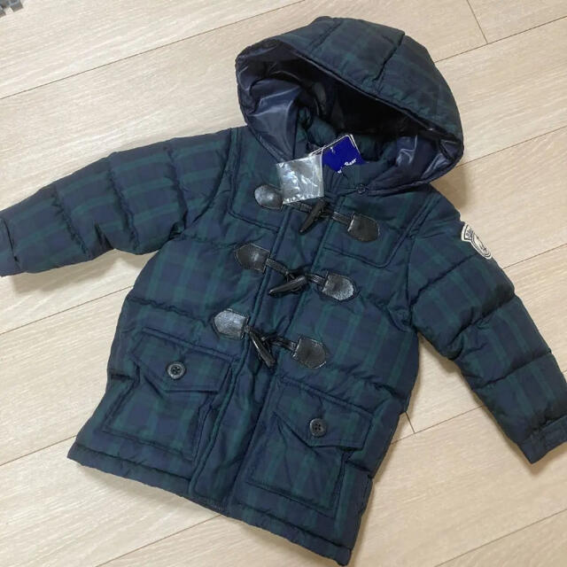 mikihouse(ミキハウス)の新品　ミキハウス　ブラックベア　ダウンコート キッズ/ベビー/マタニティのキッズ服男の子用(90cm~)(コート)の商品写真