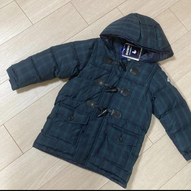 mikihouse(ミキハウス)の新品　ミキハウス　ブラックベア　ダウンコート キッズ/ベビー/マタニティのキッズ服男の子用(90cm~)(コート)の商品写真