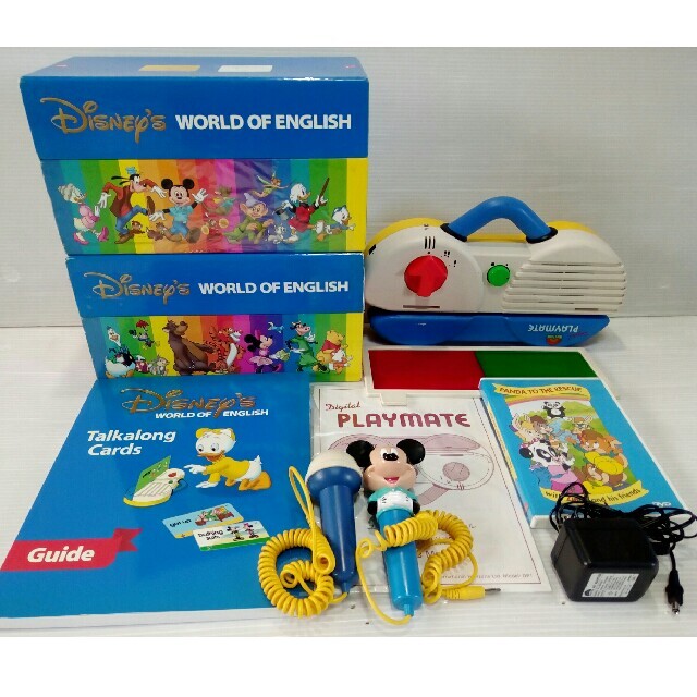 DWE  ワールドファミリー 両面デジタル　トークアロング  ディズニー英語知育玩具