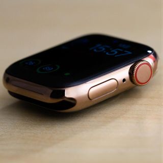 アップルウォッチ(Apple Watch)のApple Watch series4 44 ゴールド ステンレス 美品 本体(その他)