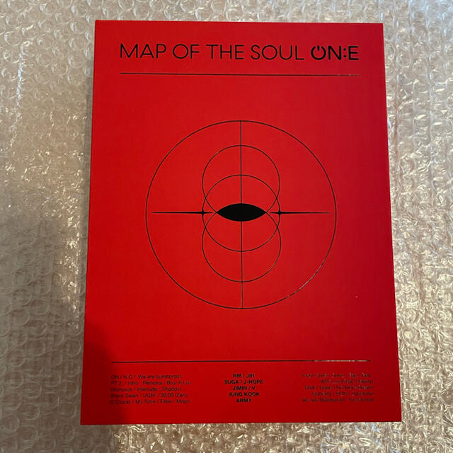 MAP OF THE SOUL ON:E dvd