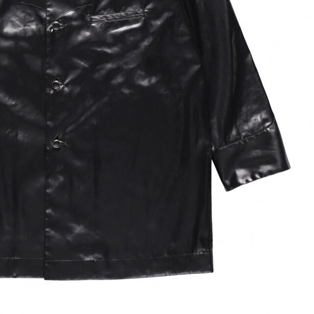 BELPER /GLOSSY WESTAN SHIRT（BLACK） レディースのトップス(シャツ/ブラウス(長袖/七分))の商品写真